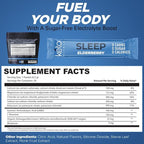 Keto Vitals Sleep Drink Electrolyte Sleep Powder Packets - Fast-Acting Sleep Blend of Melatonin 3mg, GABA, L-Theanine, & Ashwagandha - Elderberry, 30 Count