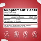 Metagenics Magnesium Glycinate - Highly Absorbable Magnesium Supplement for Sleep, Stress Relief & Muscle Relaxation* - Supports Bone, Heart & Nerve Health* - Non-GMO, Gluten-Free - 120 Tablets