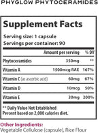 Skin Care Phytoceramides, 90 Day Hydration Focus Super Ceramide Supplements for Women and Men, Wrinkle Support Factor Pills Give youth to the Face with Multivitamin A, C, D, E Gluten Free 90 Capsules