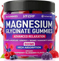 Magnesium Glycinate Gummies 600mg, [2-in-1 Dual Flavor Mix] - Sugar-Free, High Absorption Magnesium Supplement for Adults, Muscle Support and Relaxation, Vegan & Non-GMO