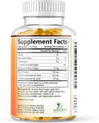 Omega 3 Fish Oil Gummies - Heart Healthy Omega 3 Gummy Supplement with High Absorption DHA & EPA, Extra Strength Joint & Brain Support, Delicious Orange Flavor Fish Oil Nature's Vitamin - 60 Gummies