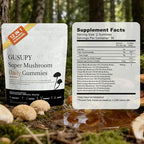 Lions Mane Mushroom Supplement Gummies: Daily Mushroom Supplements Gummy for Memory & Focus,12-Mushroom Blend with Cordyceps,Reishi,Chaga,Herbal Brain Supplement for Cognitive,60 Gummies