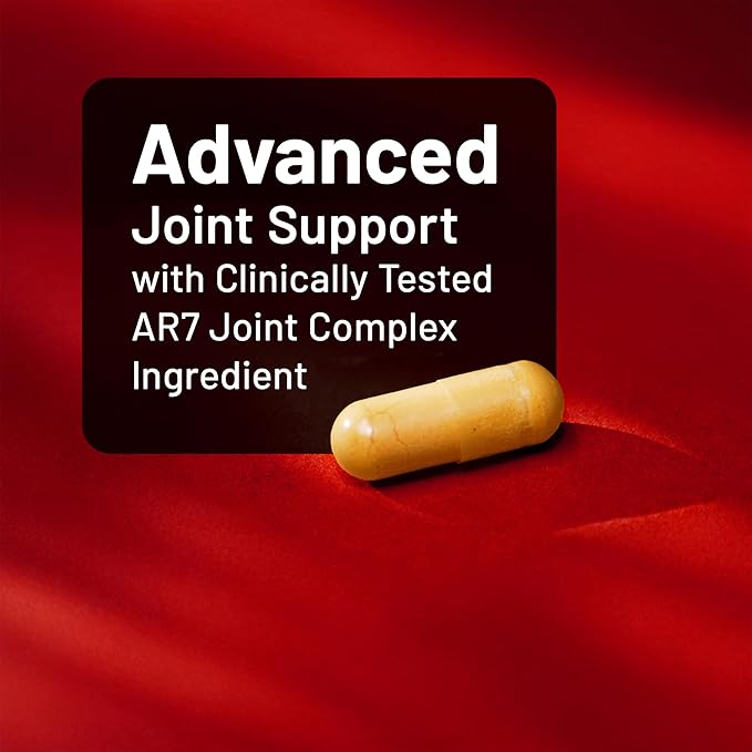 NatureWise Advanced Joint Supplement with Clinically Tested AR7 Joint Complex Ingredient - Comfort & Flexibility Support - Non-GMO, USA Manufactured - 90 Capsules[30-Day Supply]
