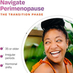 Amberen Perimenopause, Peri-Menopause Multi-Symptom Relief, Vitamin B, Vitamin E & Antioxidants Supplement, Helps Support Hormone Balance, Hot Flashes & Night Sweats, Supplements for Women, 180 Count