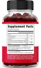 Berberine Gummies with Ceylon Cinnamon (1,200mg) Premium Sugar-Free Berberine Ceylon Cinnamon Supplement for Adults - Third-Party Tested, Non-GMO & Made in USA - 60 Count Chewable Gummies