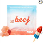 BEEJ Gummies for Couples - Natural Intimacy Gummy Candy - Romantic Gift for Birthday, Honeymoon, Anniversary, Valentines Day - No Artificial Flavors - Made in USA - 3 Pack, Rocket Pop