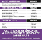 GENEX Trans Resveratrol 1000mg Powder Serving 99% Pure Micronized Pharmaceutical Grade | 30 Servings/30Grams | 1 Gram Per Day 30-Day Supply Made in a GMP & NSF Certified Facility