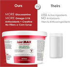 Triple Strength HA Granules for Dogs, Glucosamine, Chondroitin, Creatine, MSM and Antioxidants - Hip and Joint Support Supplement, 120 Doses