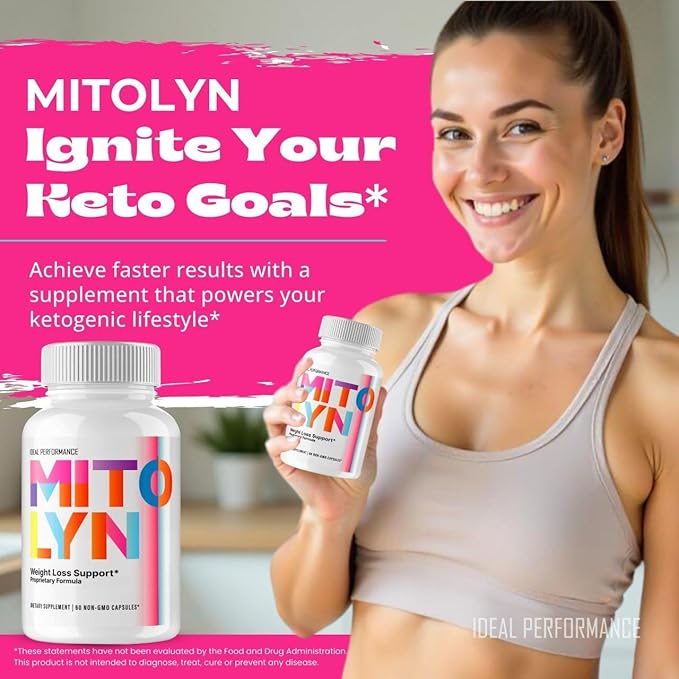 Mitolyn Weight Loss Pills, Mitolyn Reviews Advanced Formula - Mitolyn Capsules Dietary Supplement for Maximum Strength, All Natural Keto Pills, Mitolyn Capsules, Mito lyn Pills Reviews (2 Pack)