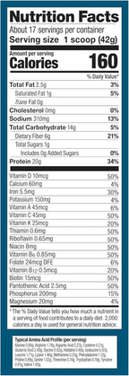 Vega Organic All-in-One Vegan Protein Powder, Chocolate - Superfood Ingredients, Vitamins for Immunity Support, Keto Friendly, Pea Protein for Women & Men, 1.6 lbs (Pack of 1)