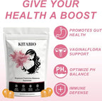 Feminine Balance Gummies - Women’s Premium Gummies | Hawaiian Pineapple - pH Balance | Low Sugar - Gluten-Free (60 Vegan)