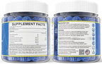 LILICARE Methylene Blue Gummies 7mg Per Serving for Humans | Upgraded Antioxidant & Brain Booster Supplement for Cognitive Function, Energy, Cellular & Mitochondrial Health | Pure, Vegan, 60 Counts
