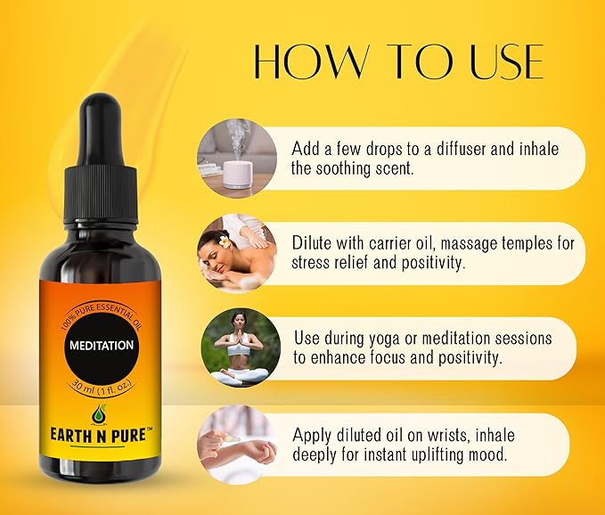 Earth N Pure Essential Oil Blend for Meditation 50 ml