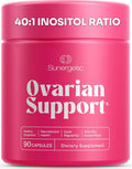 Premium Ovarian Health Support Supplement – Hormone Balance, Ovulation & Cycle Regularity - Myo-Inositol & D-Chiro Inositol Supplement for Women – 40:1 Inositol Ratio With Folate & DIM – 90 Capsules