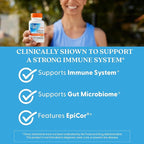 Doctors Best EpiCor Immune Support Postbiotic Supplement - 500 mg Dried Yeast Fermentate Per Capsule, Immune & Gut Health Support for Men & Women, Non-GMO, Gluten Free, Vegan - 60 Veg Caps