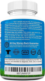 Root Vitality Collagen Peptides Capsules - Grass-Fed, Pasture-Raised Hydrolyzed Protein Supplement for Skin, Hair, & Nails - Non-GMO, Zero Sugar Daily Pills for Men & Women (180 Capsules)