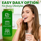 Gut Health Supplement with Prebiotics, Postbiotics & Probiotics for Digestive Health for Women & Men, 80 Billion CFU Probiotics for Gut and Digestion, Immune Support, 90 Capsules