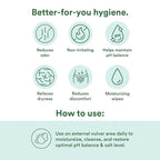 Good Clean Love Balance pH-Balanced Feminine Wipes, Supports Vaginal Health Naturally & Reduces Odor, Non-Irritating Moisturizing & Cleansing Hygiene Product Made with Organic Aloe, (24 Count)