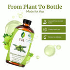 SVA Amla Oil Organic - 16 Fl Oz – 100% Natural Cold Pressed Organic Amla - for Face, Skin Care, Hair Care, Scalp Massage & Body Massage – Carrier Oil