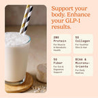 GLP-1 Nutritional Support Supplement, Chocolate & Vanilla – Protein & Vitamin Doctor-Designed Daily Shake for GLP1 Users with Fiber, Collagen & BCAAs, Helps Maintain Nutritional Balance