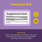 Natural Factors Coenzyme Q10 - Antioxidant Support Supplement Supports Cellular Energy Production - Better Absorption Aids Healthy Heart Function - 200 mg, 60 Softgels (60 Servings)