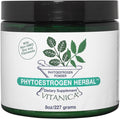 Vitanica Phytoestrogen Herbal Non-GMO PMS, Menopause Relief Supplement for Women, Hormone Balance, Night Sweats & Hot Flash Relief, Soy Isoflavones, Vegan, Powder 8 Oz (Phytoestrogen Herbal Pro Logo)