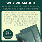 MoodLift Natural Mood Support Supplement - Dopamine & Adaptogen Blend with Mucuna Pruriens, Shatavari, Rhodiola Rosea & Matcha - Promotes Emotional Balance, Focus & Stress Relief - 60 Capsules