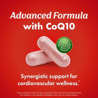 Red Yeast Rice with CoQ10 Supplement | Healthy Cholesterol Levels & Heart Health Support | Extra Strength Red Yeast Rice 1200 MG (600 MG Per Capsule) with Monakolin K | No Citrinin, Non-GMO | 60 Ct