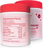 PCOS Multivitamin for Women – Happy Hormones Formula – Myo & D-Chiro Inositol 40:1, Omega-3, Vitamin D3, Zinc & Magnesium – 120 Vegan Capsules