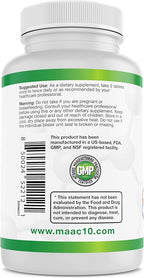 MAAC10 Energy Booster - with NADH, Caffeine & Coq10 Fast Acting Chewable Tablets - Great for Fatigue, Energy & Mental Focus.