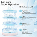 5% Hyaluronic Acid Serum Ultra Moisturizing & Elastic Skin - Wake Nature Perfection Hyaluronic Acid - Anti-Aging Serum for Face Single-Use Vials Skincare - Repair Sensitive Skin (1.5 ml)*30