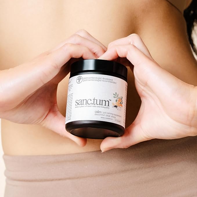 Sanctum™ Physician Formulated & Physician Recommended Gut Calming Supplement for Discomfort, Bloating, and Stress