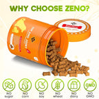 ZENO Glucosamine HCL & Hip and Joint Chews for Dogs - 150 pcs - Advanced Hip and Joint Support for Dogs - with MSM & Green Lipped Mussel - Beef