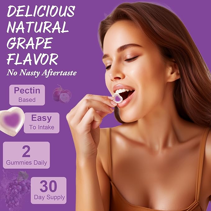 Totaria Sugar Free Multivitamin Gummies for Women 14+ w/Iron, Inositol, Folate, Biotin, Womens Daily Multivitamin Gummy w/Vitamin A, C, B, D3, K2, for Hair, Skin, Energy, Immune, Grape Flavor
