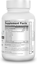 Organixx Magnesium Glycinate Supplement for Support Sleep, Muscle & Heart Health, 7 Type Magnesium Complex with Vitamin B6, Manganese Citrate, Gluten Free, Vegan, Non GMO, High Absorption, 60 Capsules
