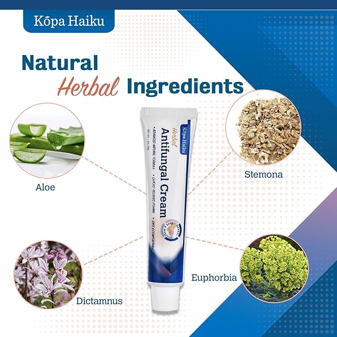 Seborrheic Dermatitis & Folliculitis Antifungal Cream: Suitable for Scalp & Body, Supports Perioral Dermatitis, Back Fungal Acne, Ringworm, Athlete’s Foot & Jock Itch, 1 oz