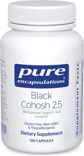 Pure Encapsulations Black Cohosh 2.5 | Hypoallergenic Supplement to Offer Support During Menopause* | 120 Capsules
