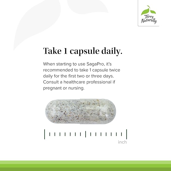Terry Naturally SagePro Bladder - Bladder Support Supplement - Dietary Supplement with Angelica Leaf Extract - Vegan Capsules to Aid Urinary Tract Function & Health - 30 Capsules