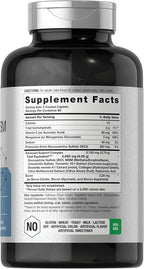 Horbäach Glucosamine Chondroitin MSM | 180 Caplets | with Turmeric | Triple Strength Formula | Non-GMO & Gluten Free Supplement