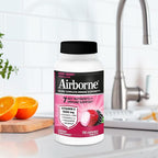 Airborne Vitamin C 1000mg (per Serving) - Very Berry Chewable Tablets (116 Count in a Bottle), Gluten-Free Immune Support Supplement, with Vitamins A C E, Zinc, Selenium, Ginger, Antioxidants