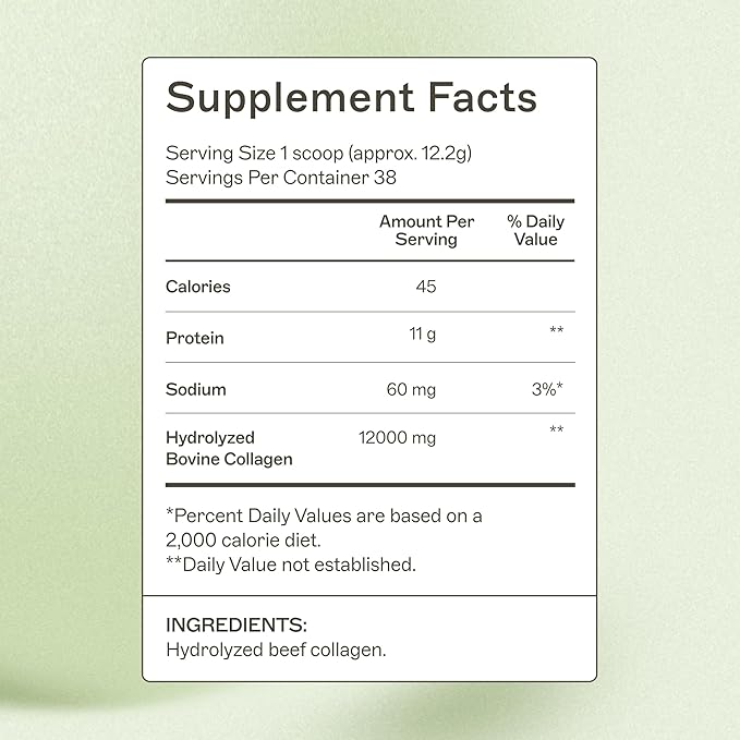 Amy Myers MD Collagen Protein - Hydrolyzed Beef Collagen for Healthy Hair & Nails - Protein Supplement to Support Joint & Bone Health - Non-GMO & Paleo Gut Support - 456 g, Unflavored (38 Servings)