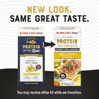 Bumble Bee Prime Protein on the Run Tuna Snack Kit, Pack of 12 - Gourmet Tuna Marinated in Olive Oil & Zesty Lemon with Crackers and Serving Utensil - 19g of Protein Per Serving, Easy Open Can