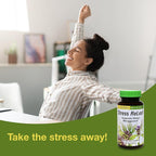 Herbs Etc. Stress ReLeaf - Herbal Supplement to Support Relaxation - Stress Support Supplemment - Gluten-Free - 60 Softgels (60 Servings)