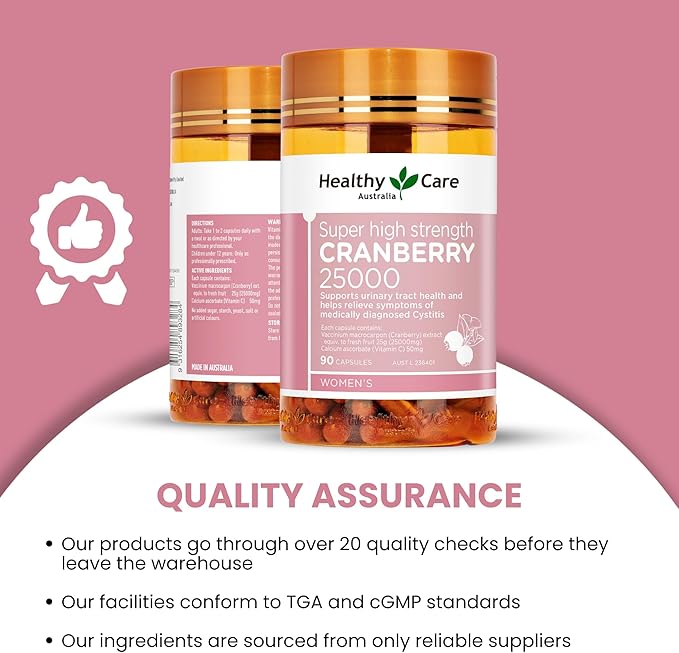 Healthy Care Super Cranberry 25000-90 Capsules