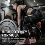 Bronson CLA 3000 Extra High Potency Supports Healthy Weight Management Lean Muscle Mass Non-Stimulating Conjugated Linoleic Acid 120 Softgels