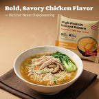 Healspot High Protein Instant Ramen, 6 Pack Non Fried Ramen Broth, 32g Plant Based Protein, Low Fat, Low Carb, Non GMO, Keto Friendly & Plant Based(Golden-Chicken)