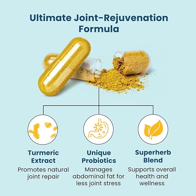 Probiotics for Women Digestive Health, Turmeric Curcumin Moringa, Menopause, Joint Support Sexy Midsection Curves, Bloat, 60 Capsules