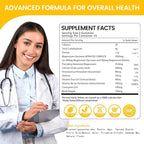 Magnesium Glycinate Gummies 1000mg, High Absorption Sugar Free Magnesium Potassium Supplement for Relaxation, Stress Relief, and Sleep Support for Adults & Kids - 180 Mango Pineapple Gummies