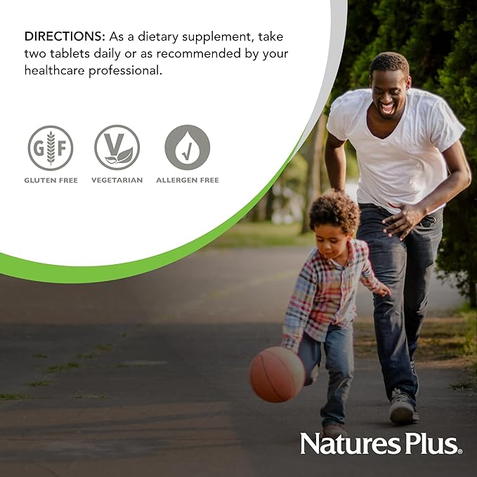 NaturesPlus Herbal Actives Resveratrol, Extended Release - 60 Tablets - Vegetarian, Gluten Free - 30 Servings