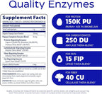 Enzymedica Papaya Enzymes Chewable, Digestive Enzymes for Women and Men, with Organic Papaya Juice and Chlorophyll, High Potency Bromelain & Papain, Vegan, Papaya-Mint Flavor, 120 Tablets
